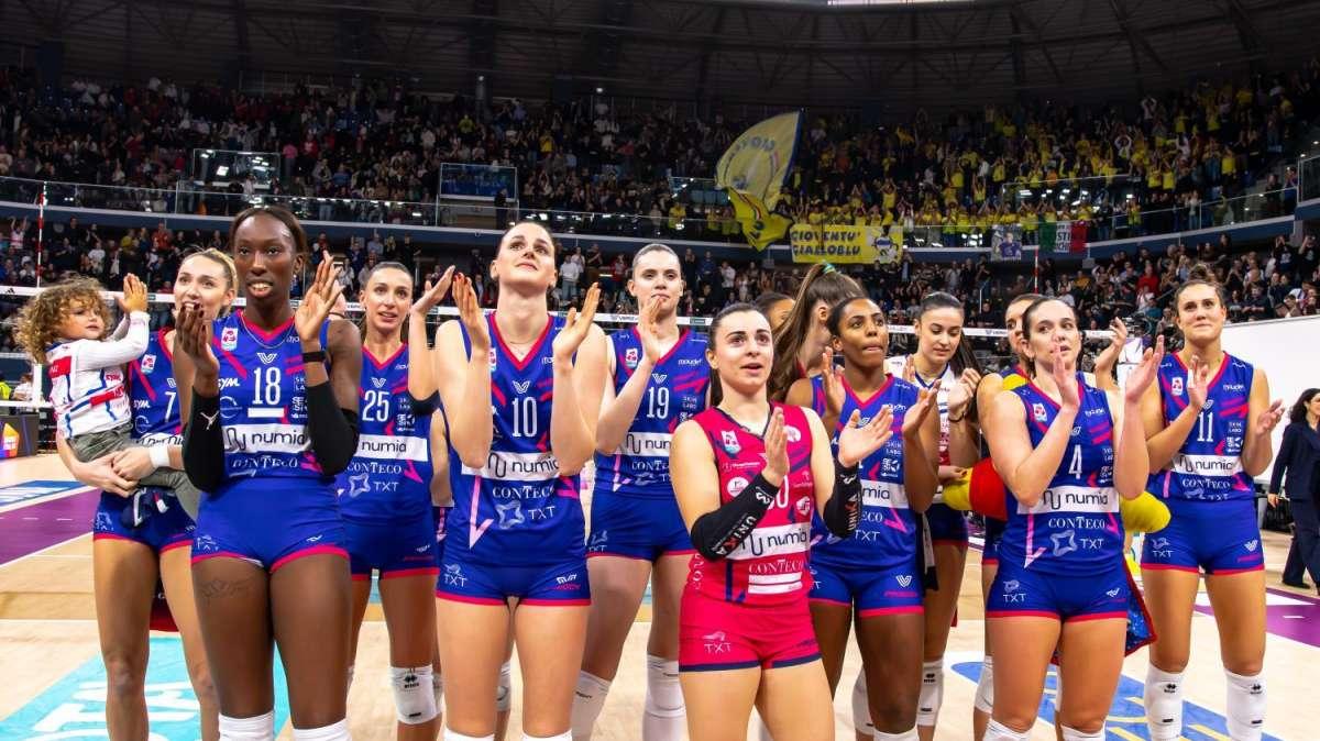 FOTOGALLERY - La Numia Vero Volley Milano trionfa anche contro Conegliano 3-1