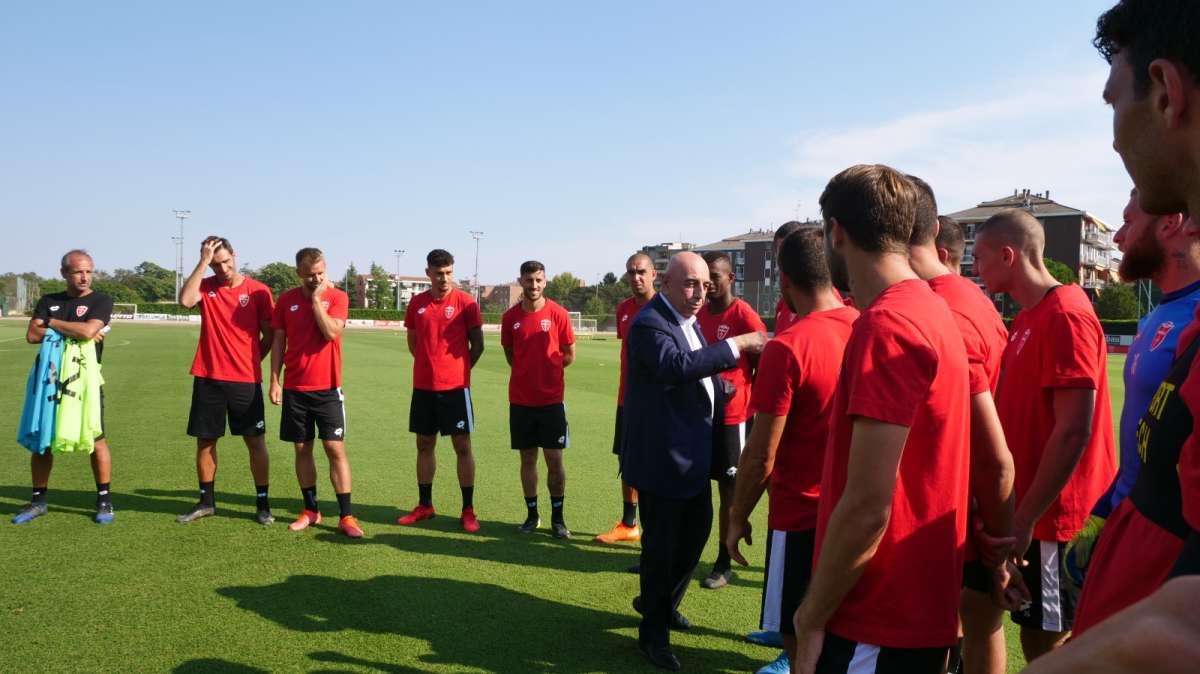 Monza, doppio allenamento: in gruppo Antov, a parte Valoti, Mazzitelli e Vignato