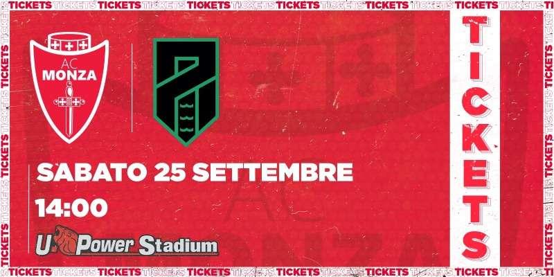 Monza-Pordenone, prezzi e info biglietti