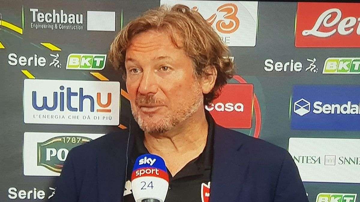 Stroppa: "L'uomo in meno ha inciso. Monza, nel secondo tempo passo indietro"