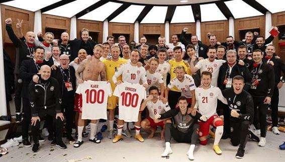 Gytkjaer non gioca in nazionale ma esulta: "Fantastica vittoria, squadra fantastica"
