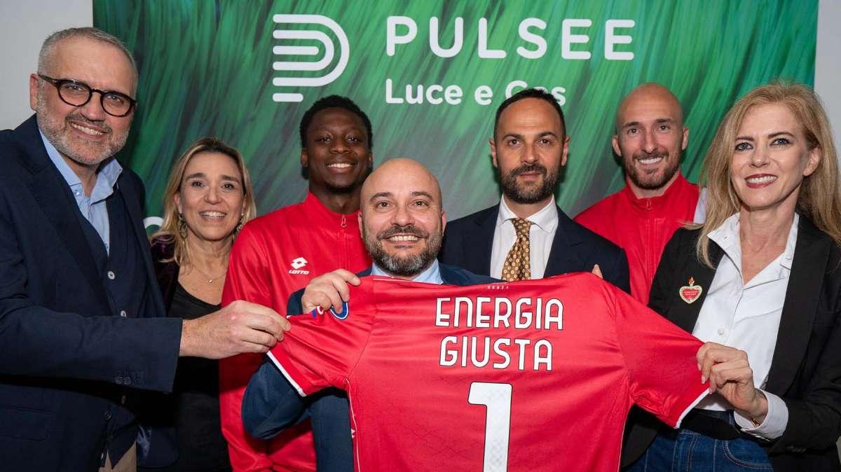 Caldirola e Martins ad un evento di inaugurazione a Monza