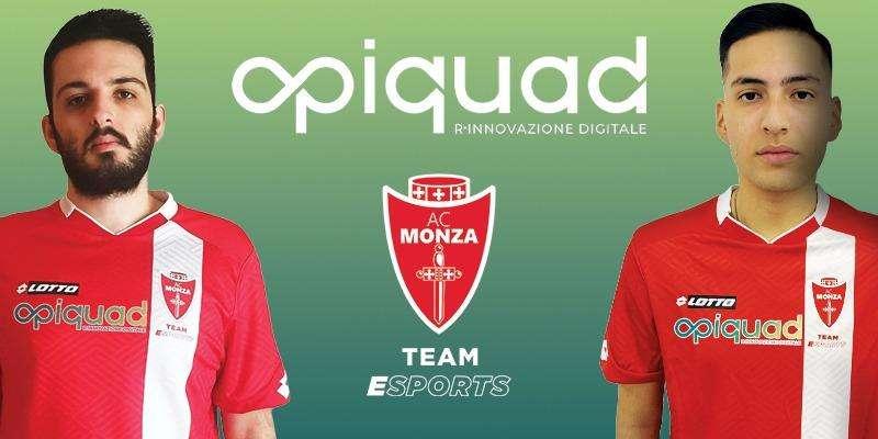 ESports, Opiquad è l'esports main partner dell'AC Monza