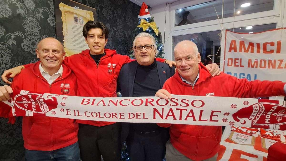 Il Monza Club "Amici del Monza" festeggia il Natale con Pizzignacco e Ravasi