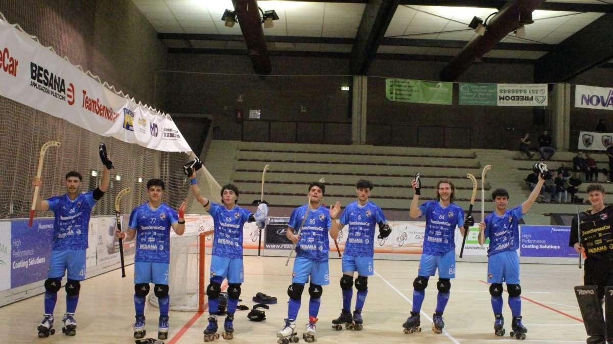 Pioggia di gol a Seregno: HRC Monza schiaccia Castiglione 13-4