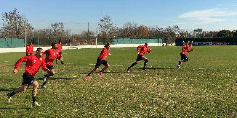 Subito a Monzello per preparare la gara di Coppa. Assente Brocchi e Paletta infortunato