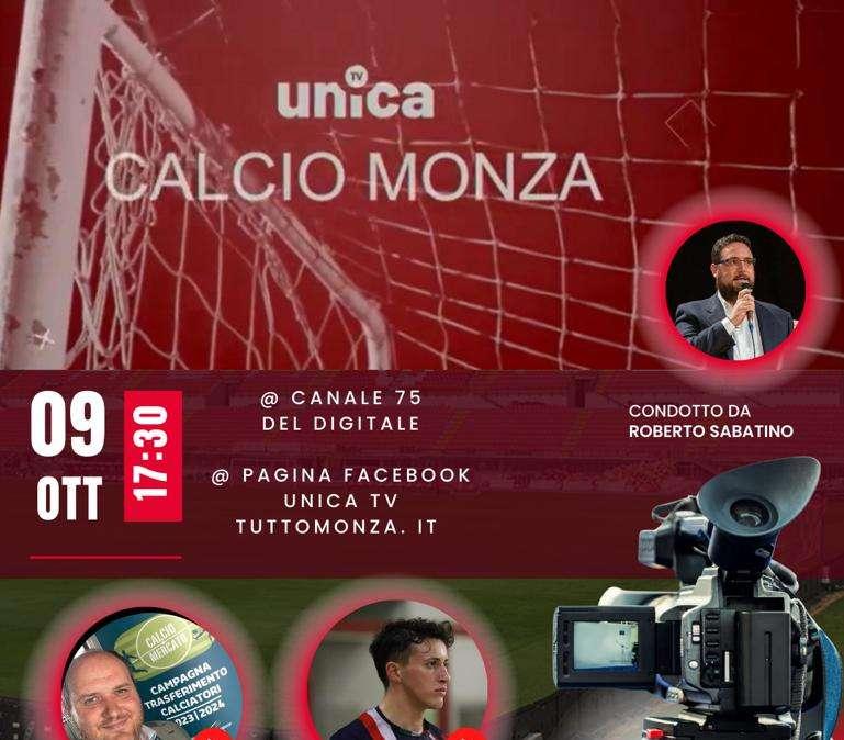 Unica Calcio Monza: i temi della puntata del 9 ottobre 2023