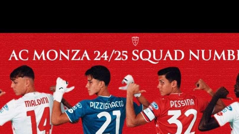 I numeri di maglia ufficiali per la stagione biancorossa 2024/2025