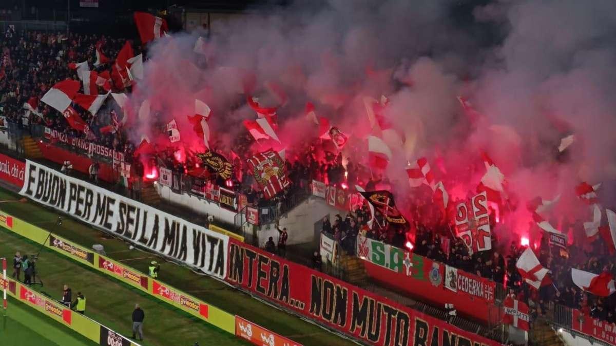 Ecco la coreografia della Curva Davide Pieri per la partita tra Monza e Milan