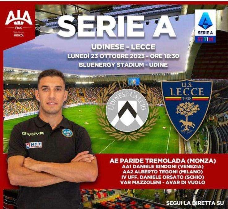 Un arbitro di Monza torna a calcare i campi della Serie A