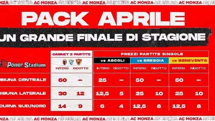 Monza, arriva il Pack Aprile: prezzi scontati se si acquista l'intero pacchetto