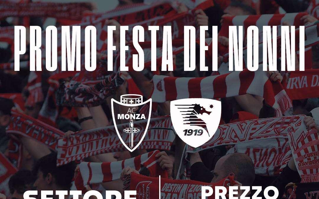 Festa dei Nonni 2023: la promozione per il match Monza-Salernitana 