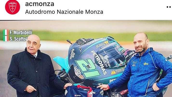 Galliani in visita al Team With-U per il Rally di Monza