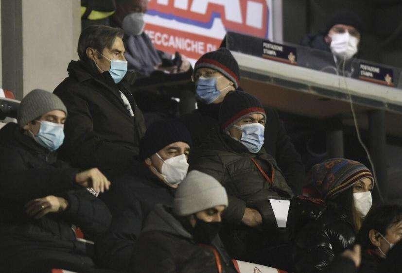 Galliani e Braida in tribuna allo Zini