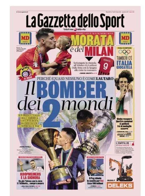 Gazzetta dello Sport: "Il Psg chiede lo sconto per Osi. Ecco 100 milioni"