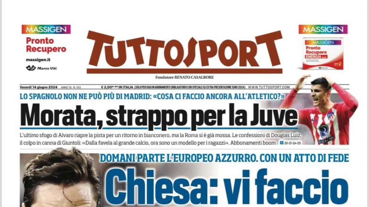 Tuttosport: “Chiesa: vi faccio vedere io!"