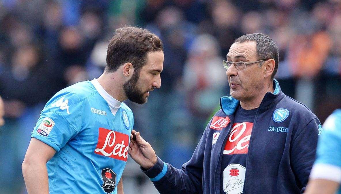 Higuain: "Sarri un maestro. Volevo lasciare Napoli: mi ha convinto a restare in 5 minuti”
