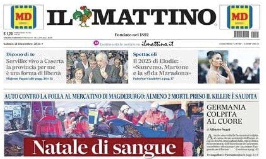 Il Mattino: "Operazione sorpasso"