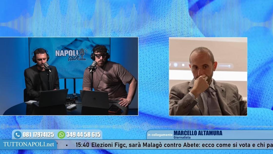 Altamura: "Se fa il Conte, difficile che connubio possa continuare. Sarri? Ho perplessità"
