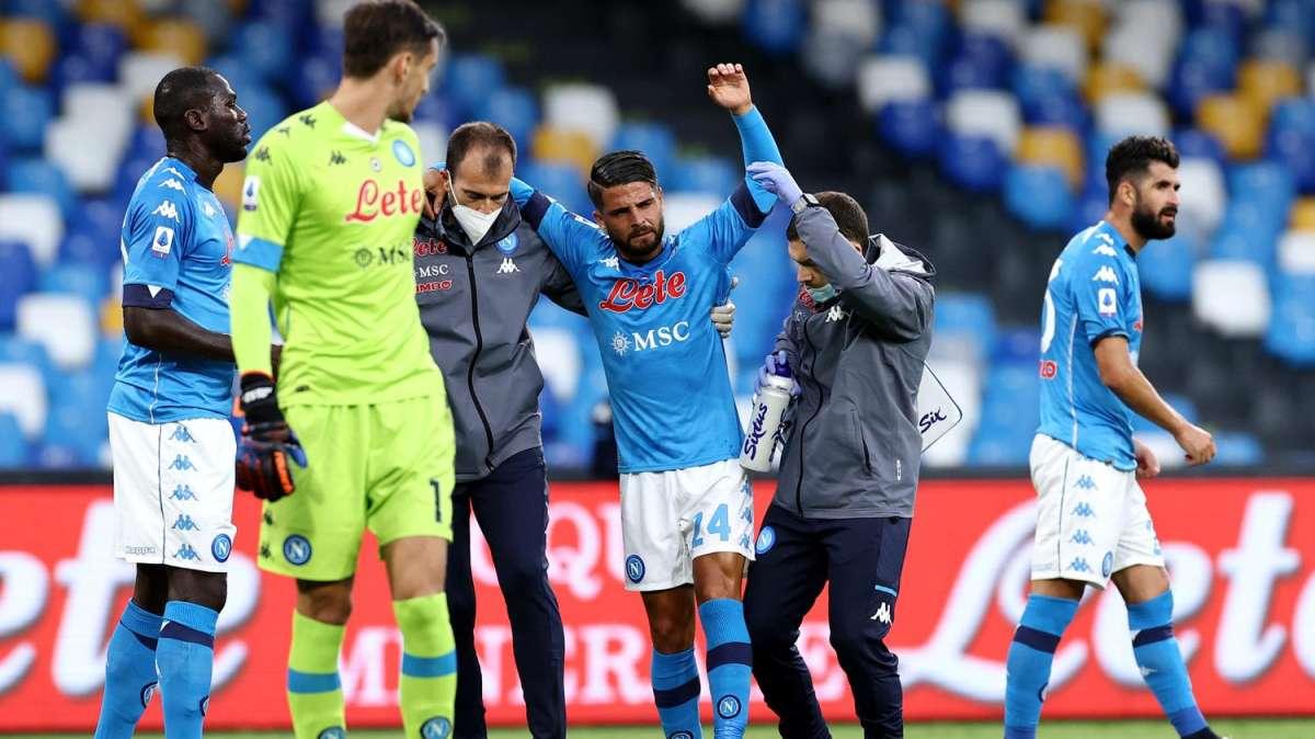 Sky - Niente ansia per Insigne: in attesa degli accertamenti, l'infortunio pare di poco conto