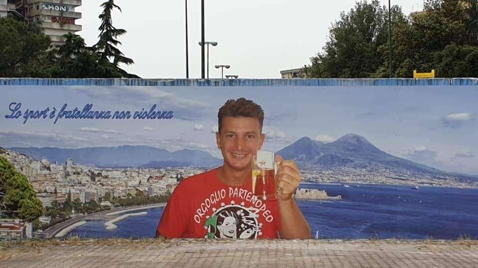 FOTO - Murales in città per Ciro Esposito: "Lo sport è fratellanza non violenza"