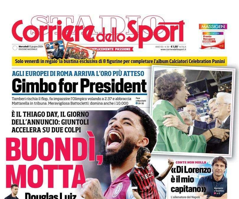 Corriere dello Sport: “Conte non molla: ‘Di Lorenzo è il mio capitano’”