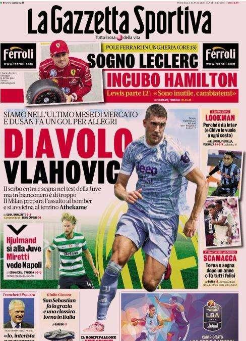 La Gazzetta dello Sport: "Miretti vede Napoli"