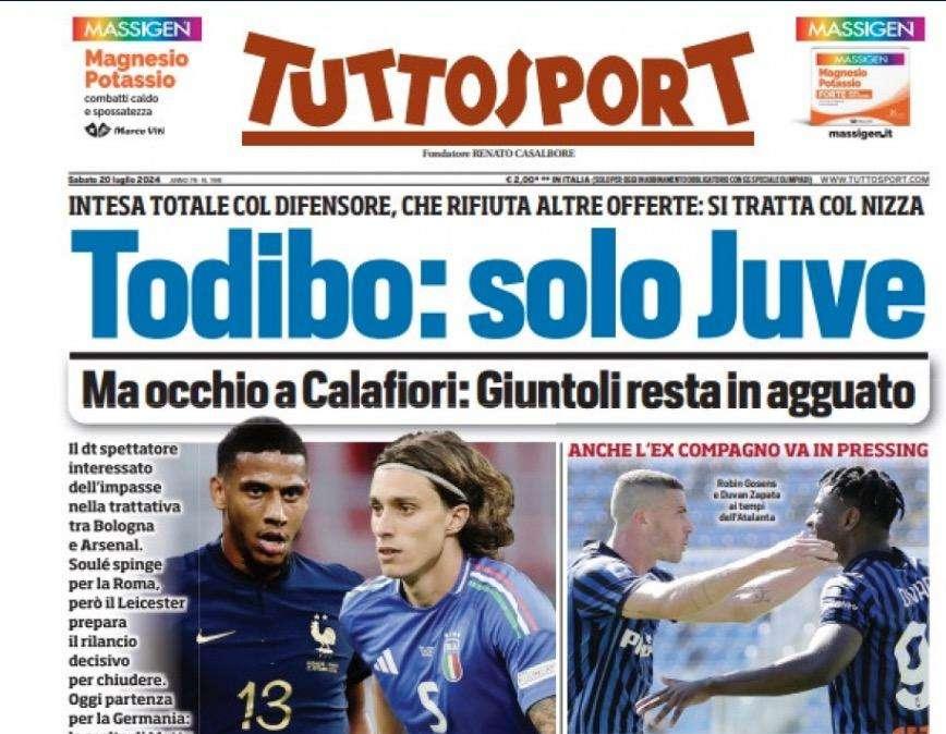 Tuttosport: "Todibo, c'è solo la Juve"