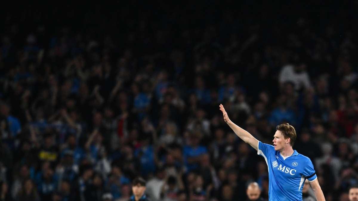 Il Napoli raddoppia contro il Qarabag: ancora McTominay a segno