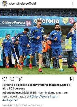 FOTO - Inglese concentratissimo sul Chievo: ecco il suo messaggio sui social