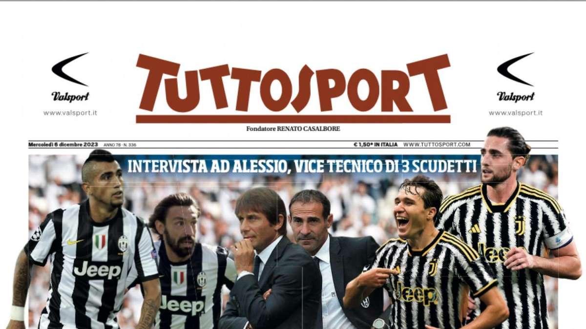 PRIMA PAGINA - Tuttosport: "Juve, è come con Conte"