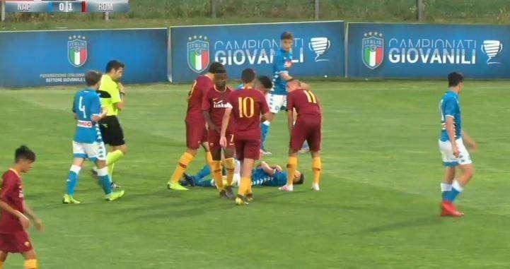 RILEGGI LIVE - Under 15, Napoli-Roma 0-2 (6', 12' Pagano): il sogno Scudetto si ferma in semifinale!