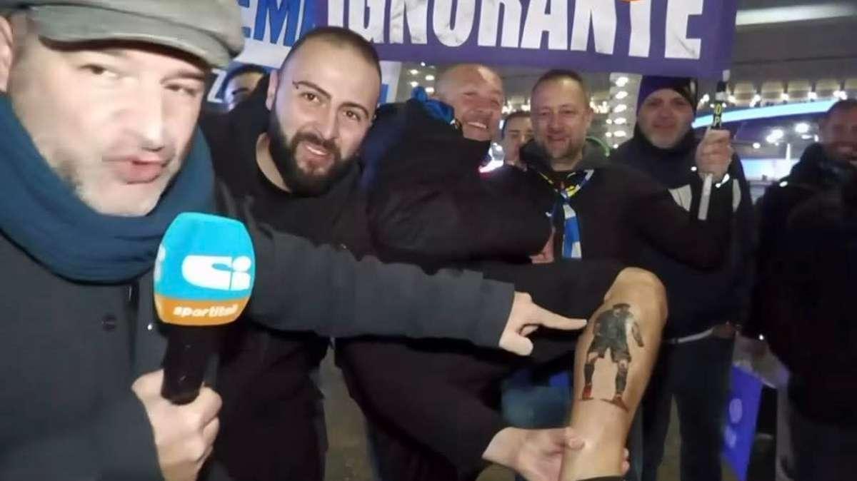 Incredibile a Sportitalia: l’esultanza antisportiva di Bastoni diventa un tatuaggio