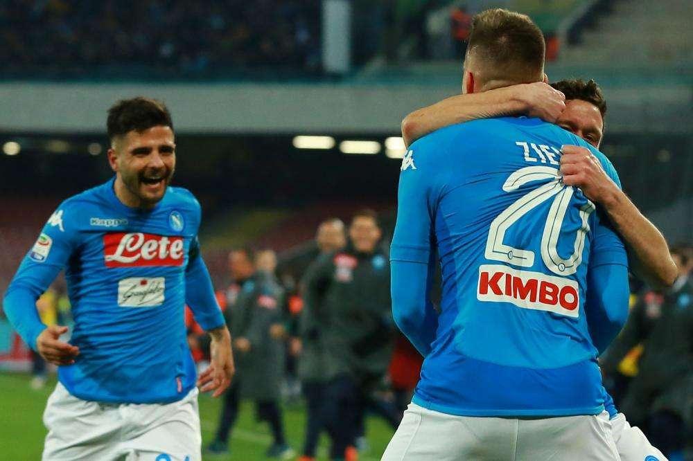 Buon primo tempo del Napoli: si va al riposo sull'1-0 ma non sarà facile riaprire il discorso qualificazione
