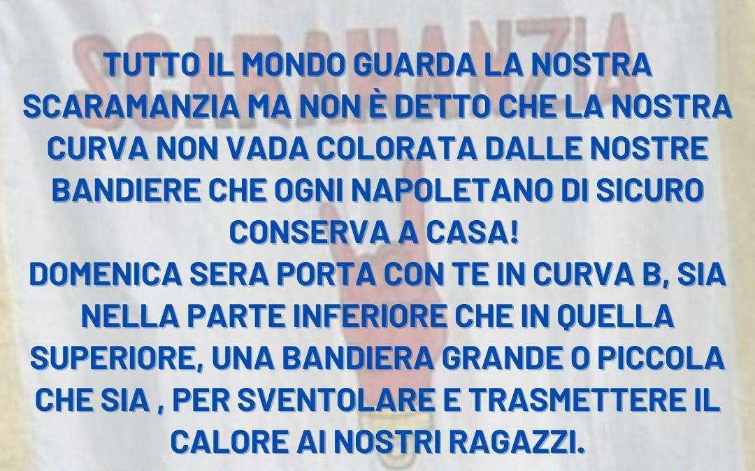 FOTO - "Porta la tua bandiera, trasciniamo tutto lo stadio!", volantino Curva B per la Cremonese