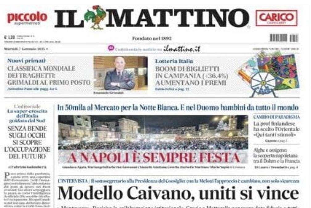 Il Mattino: "La giostra dei gol"