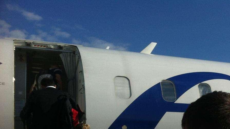 FOTO - "Finalmente in Portogallo", le immagini degli azzurri in volo