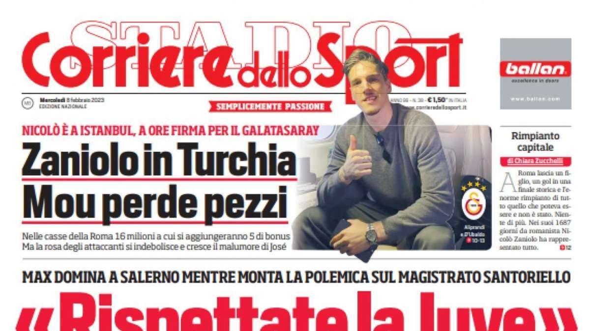 PRIMA PAGINA - CdS apre con le parole di Calvo: "Rispettate le Juve"