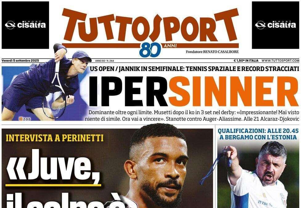 Tuttosport: "Italia, Ringhio Mondiale. Torino in leasing"