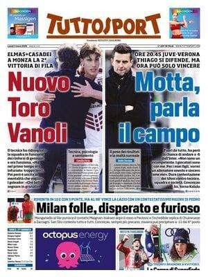 Tuttosport sul clima teso in casa Juve: "Motta, parla il campo"