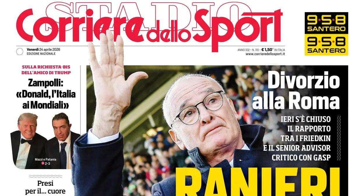 Corriere dello Sport: "Conte cambia, Napoli con Ali"