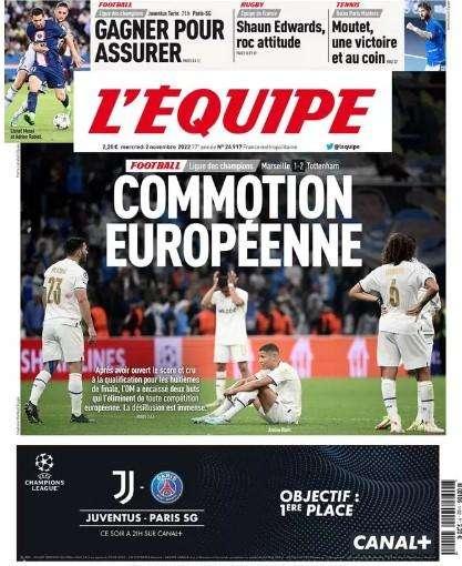 FOTO - L'Equipe sul PSG secondo: "La vittoria dell'illusione. Ora sorteggio pericoloso"