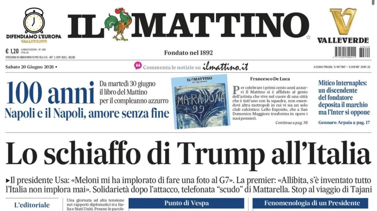 Protti ed il messaggio d’addio, Il Mattino: addio al bomber azzurro