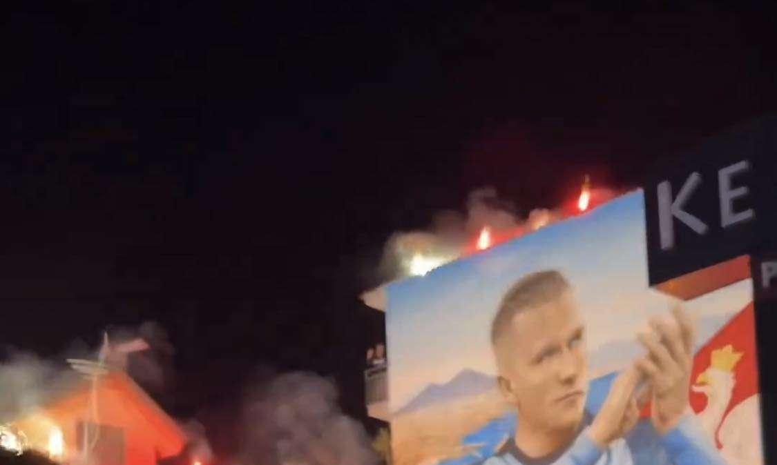 FOTO - Zielinski commosso sui social: "Mai avrei pensato di avere un murale..."