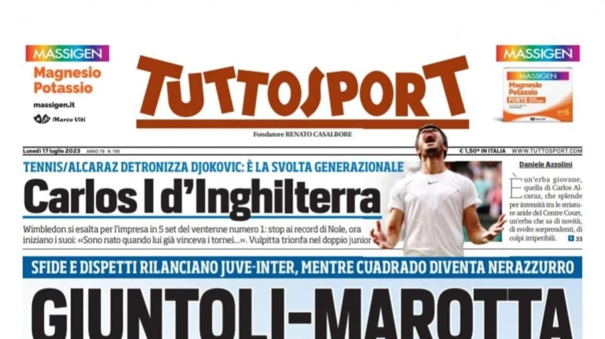 PRIMA PAGINA - Tuttosport: “Giuntoli-Marotta, sono già botte"