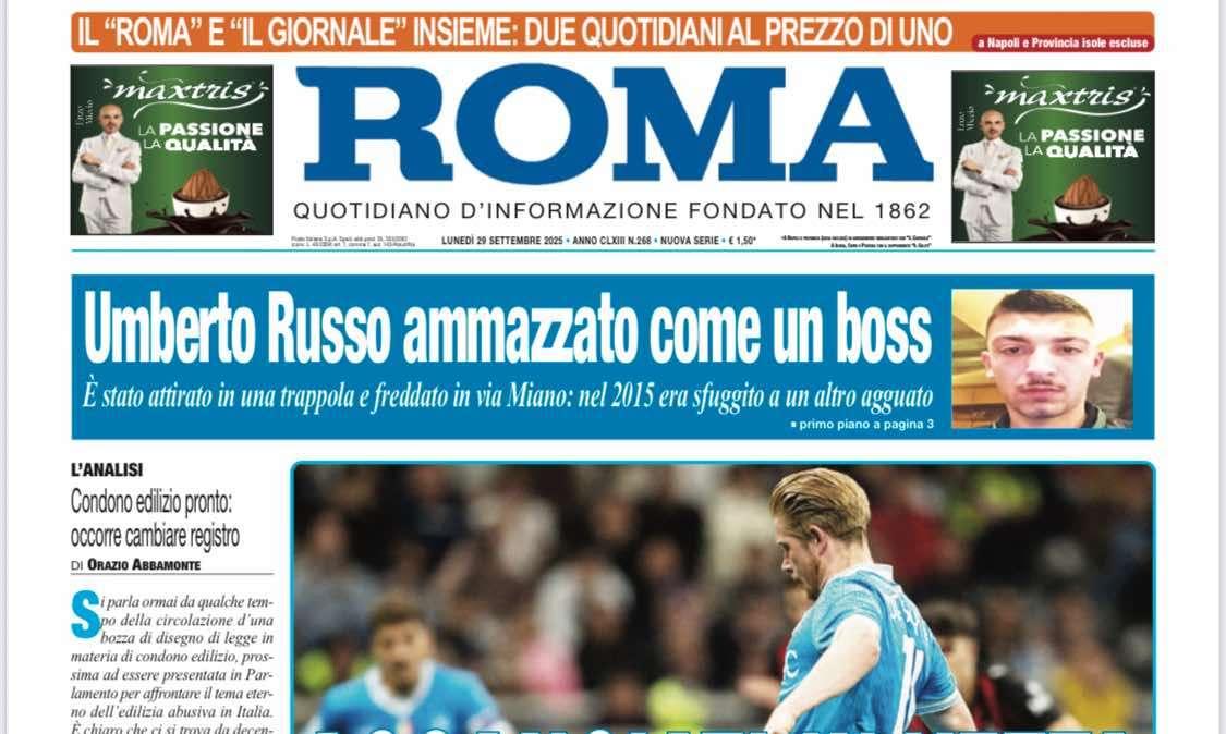 Il Roma: "Agganciati in vetta"