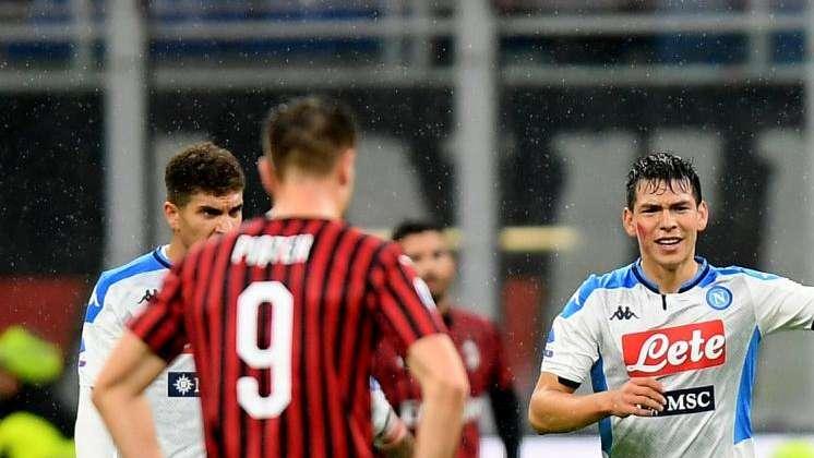 Milan-Napoli 1-1, le pagelle: aggrappati a Lozano, imprecisi gli altri attaccanti, Allan fondamentale