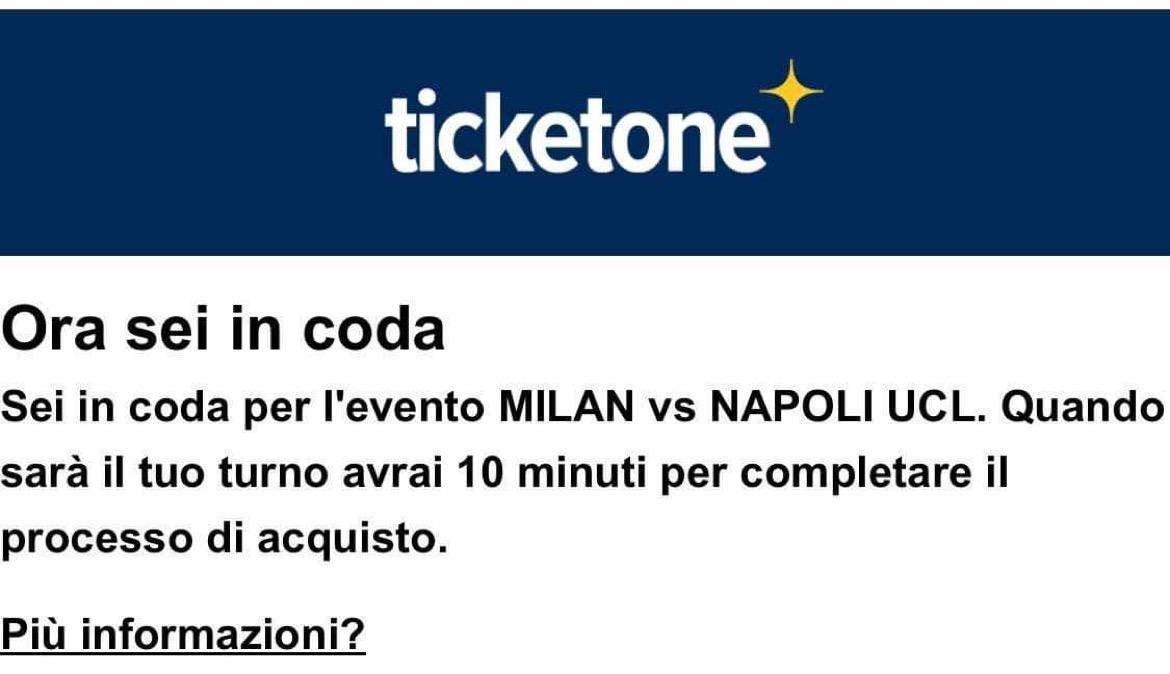FOTO - Caccia al biglietto per Milan-Napoli: quasi 10mila in coda virtuale su Ticketone!