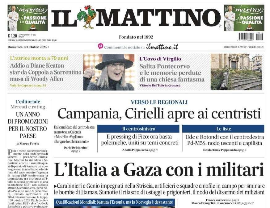 Il Mattino: "Vai col Ringhio"