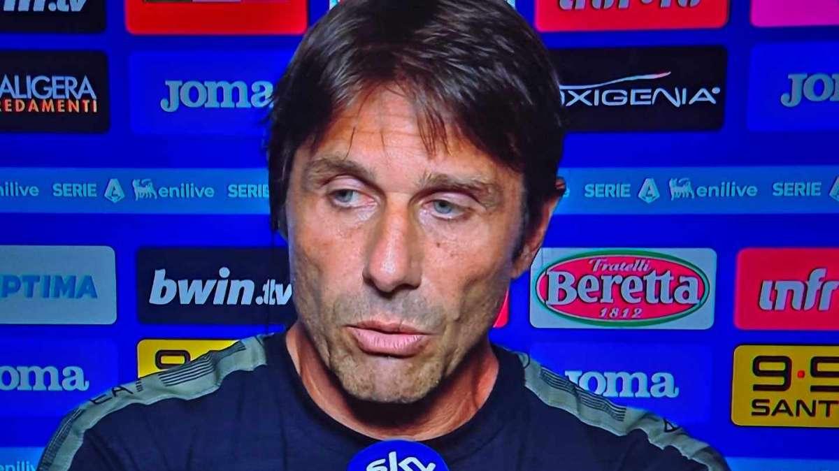 Conte a Sky: "Chiediamo scusa ai tifosi, sciolti come neve al sole. Osimhen? Domanda da fare al club"